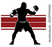 Boxing Silhouettes A Fusion of Strength and Aesthetics in Design