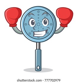 Boxing skimmer utensil character cartoon
