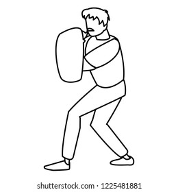 boxing sparring avatar character