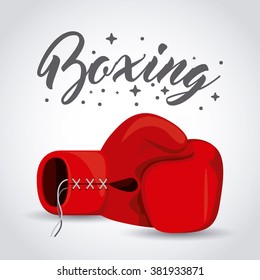 boxing sport design 