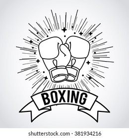 boxing sport design 