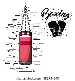boxing sport design 