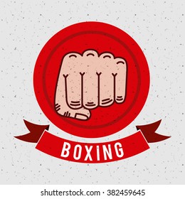 boxing sport design 