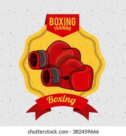 boxing sport design 