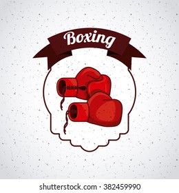 boxing sport design 