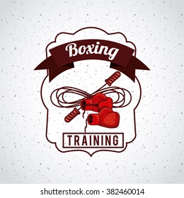 boxing sport design 