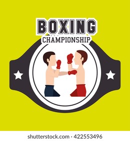 boxing sport design 