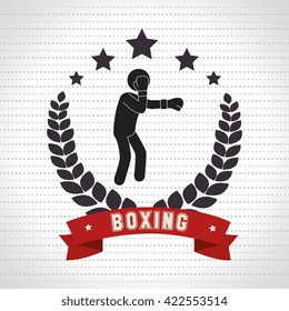 boxing sport design 
