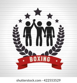 boxing sport design 