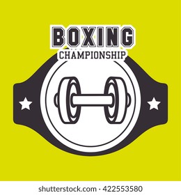 boxing sport design 