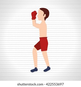 boxing sport design 