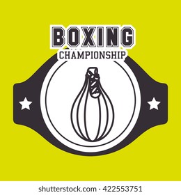 boxing sport design 