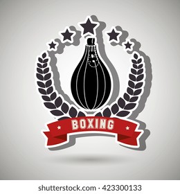 boxing sport design 