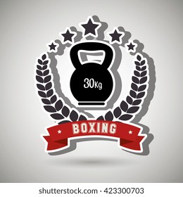 boxing sport design 