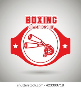 boxing sport design 