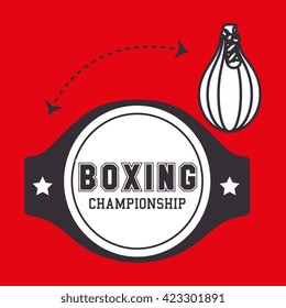 boxing sport design 