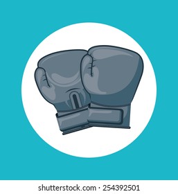 boxing sport design, vector illustration eps10 graphic 