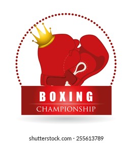boxing sport design, vector illustration eps10 graphic 