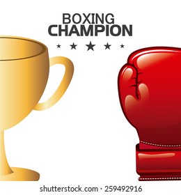 boxing sport design, vector illustration eps10 graphic 