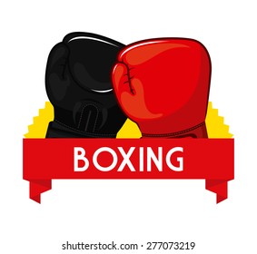 boxing sport design, vector illustration eps10 graphic 