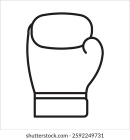 Boxing stock icon outline vector