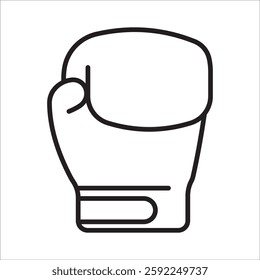 Boxing stock icon outline vector