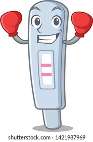 Boxing test pack in the mascot shape