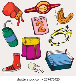 boxing things colored