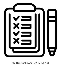Boxing tournament board list icon outline vector. Fight club. Champion ring