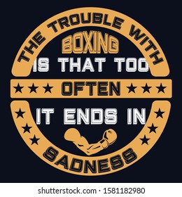 Boxing t-shirt and apparel modern trendy design, typography, print, vector illustration, graphics, vectors