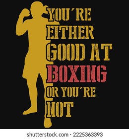 Boxing tshirt design vector design 