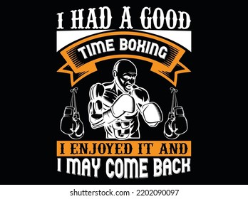 Boxing t-shirt design vector file 