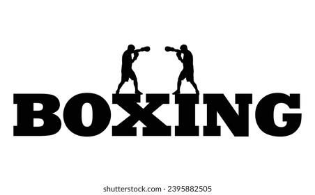 Diseño de camiseta vectorial de tipografía de boxeo