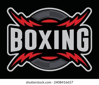 Boxing typography vector t-shirt design