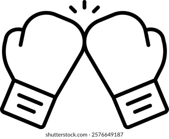 Boxing vector icon. Can be used for printing, mobile and web applications.