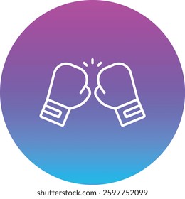 Boxing vector icon. Can be used for printing, mobile and web applications.