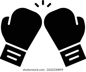 Boxing vector icon. Can be used for printing, mobile and web applications.