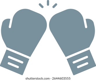 Ícone do vetor de boxe. Pode ser usado para impressão, aplicativos móveis e da Web.