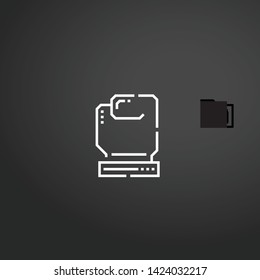 Boxing vector icon. Boxing concept stroke symbol design. Thin graphic elements vector illustration, outline pattern for your web site design, logo, UI. EPS 10.
