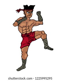 Boxing vector illustration design