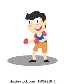 boxing vector illustration design isolated white