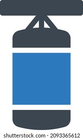 ilustración del vector de boxeo en un fondo transparente. Símbolos de calidad premium. Icono vector glifos para concepto y diseño gráfico.