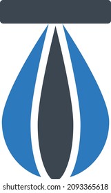 ilustración del vector de boxeo en un fondo transparente. Símbolos de calidad premium. Icono vector glifos para concepto y diseño gráfico.