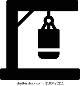 Boxing Vector illustration on a transparent background.Premium quality symbols.Glyphs vector icon for concept and graphic design.