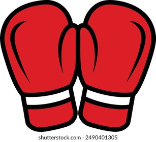 boxing Vector illustration on a transparent background. Premium quality symbols. Vector line flat icons for concept and graphic design.