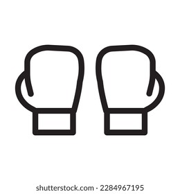 Boxing Vector Line Icon Design