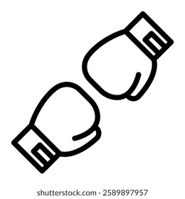 Boxing Vector Line Icon Design For Personal And Commercial Use