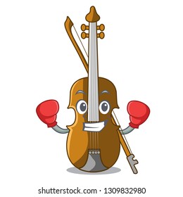 Boxing violin in the a character shape