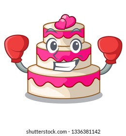 Boxing Wedding Cake In The Character Shape