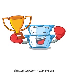 Boxing winner cartoon double boiler for the cake steaming